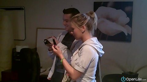 Nice looking girl Bree Olson taking pictures all over the place