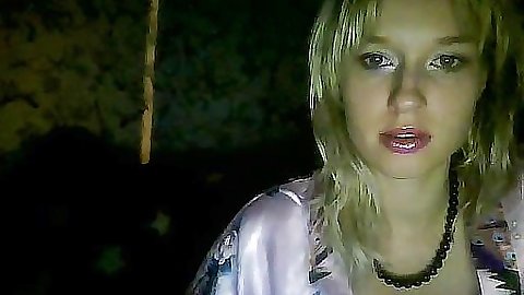 Teen gf is posing infront of her webcam