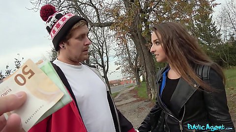 Amirah Adara was talking on the street with her bf and being a good gf she asks if sucking strangers dick for money is ok in public