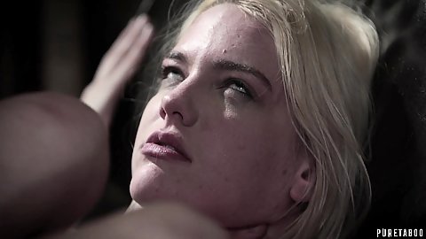 Kenna James 18 year old looks hard fucked she is climaxing from fucking a perverted neighbor in his house 1 on 1