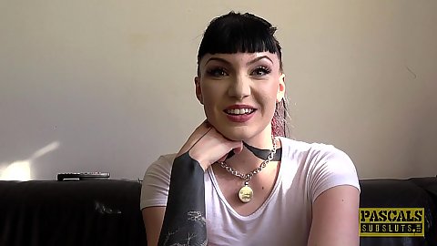 Before fucking intercourse interview video wtih Lara Malvo still looking sharp and happy