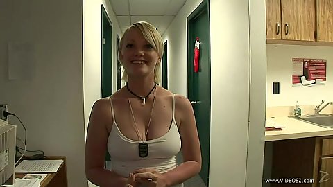 Aliyssa Moore college girl goes on the street to flash natural breasts