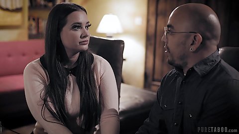 Gia Paige is talking with a priest about her problems and he feels that he can convince this couple about doing somethign bad