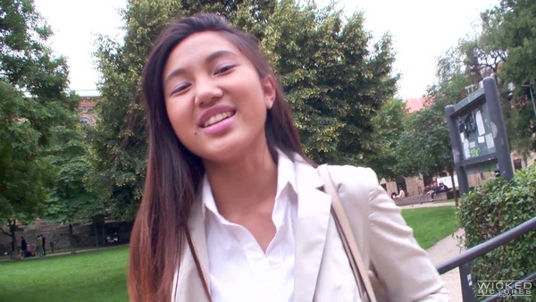 Cute asian girl Mai Thai picked up on the streets of europe - Gosexpod.com  Tube - Best public xxx videos